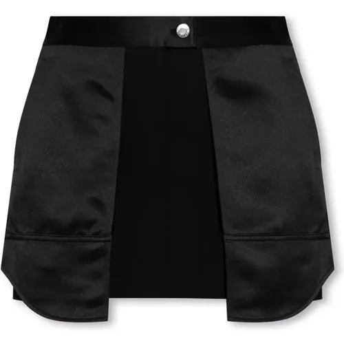 Skirt with decorative panels , female, Sizes: S - Helmut Lang - Modalova