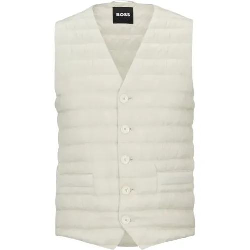 Sleeveless Jacket , male, Sizes: L, XL, M - Boss - Modalova