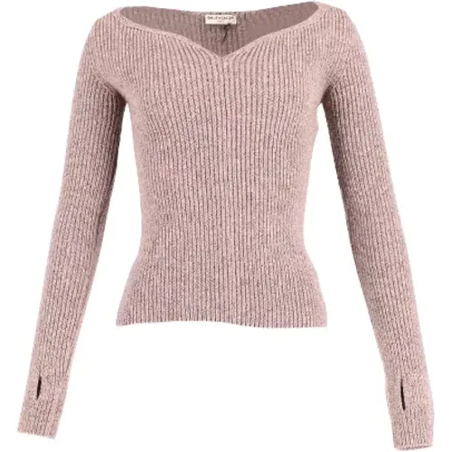 Wool tops , female, Sizes: S - Balenciaga - Modalova