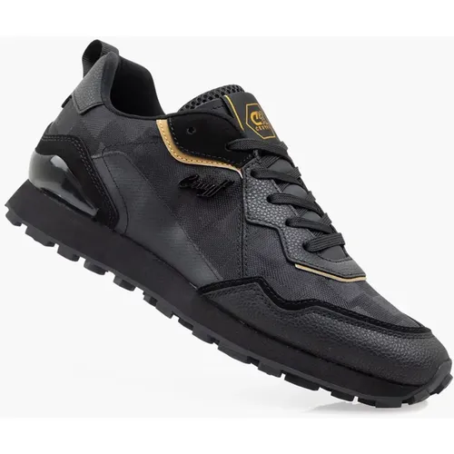 Minimalistische Schwarz/Gold Sneakers , Herren, Größe: 39 EU - Cruyff - Modalova