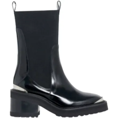 Leather Ankle Boots with Chunky Heel , female, Sizes: 4 UK, 5 UK - IRO - Modalova