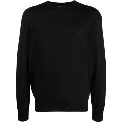 Merino wool pullover round nec , male, Sizes: 3XL, M - Billionaire - Modalova