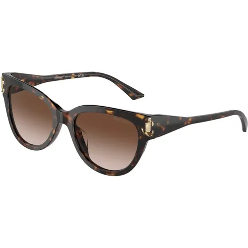 Phantos Sunglasses with Havana Frame , female, Sizes: 54 MM - Jimmy Choo - Modalova