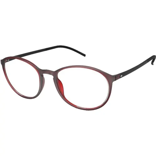 Rote Brillen SPX Illusion , unisex, Größe: 49 MM - Silhouette - Modalova
