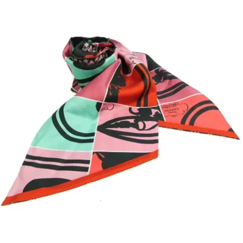 Pre-owned Silk scarves , female, Sizes: ONE SIZE - Hermès Vintage - Modalova