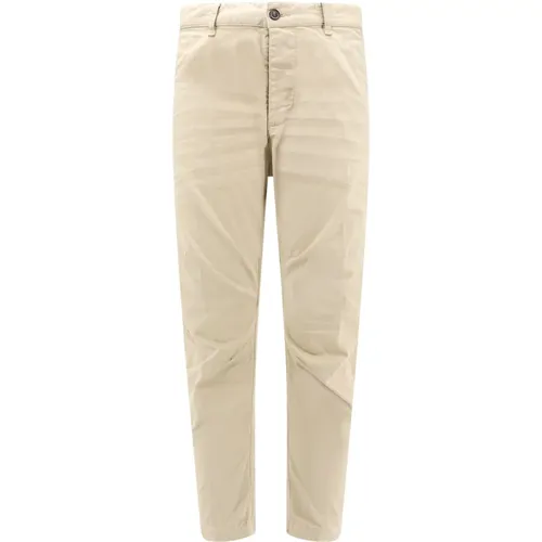 Trousers with Button Closure , male, Sizes: M, S - Dsquared2 - Modalova