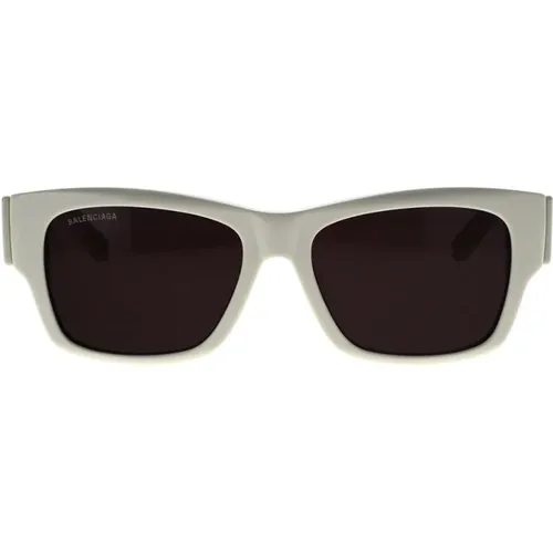 Max Square Sunglasses Bb0262Sa 003 , unisex, Sizes: 56 MM - Balenciaga - Modalova