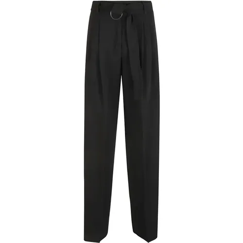 Schwarze Latina Hose , Damen, Größe: XS - Max Mara Studio - Modalova