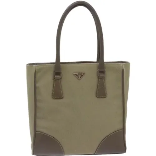 Pre-owned Canvas prada-bags , female, Sizes: ONE SIZE - Prada Vintage - Modalova