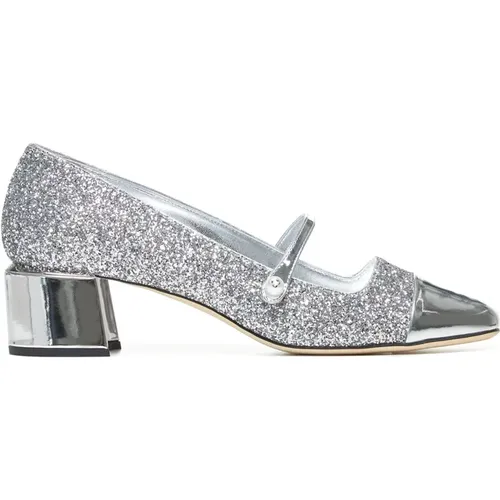 Elegant Heeled Shoes , female, Sizes: 7 UK, 5 1/2 UK, 4 1/2 UK, 5 UK, 3 UK, 6 UK, 4 UK - Jimmy Choo - Modalova