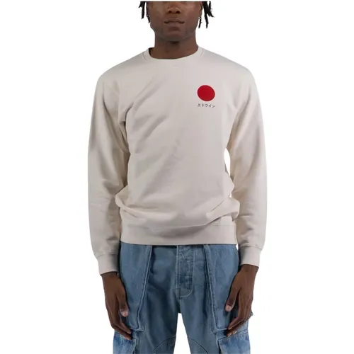 Japanese Sun Sweatshirt , male, Sizes: XL - Edwin - Modalova