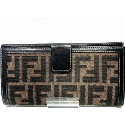 Pre-owned Canvas wallets , female, Sizes: ONE SIZE - Fendi Vintage - Modalova