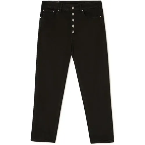 Stretch Denim Cropped Jeans , female, Sizes: W28, W29 - Dondup - Modalova