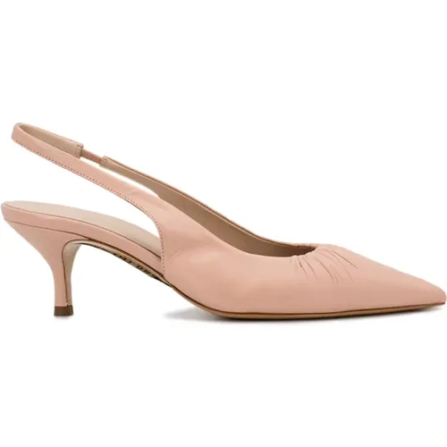 Elegant Calfskin Slingback for Special Occasions , female, Sizes: 6 1/2 UK, 5 UK, 5 1/2 UK, 6 UK, 4 1/2 UK - Fabiana Filippi - Modalova