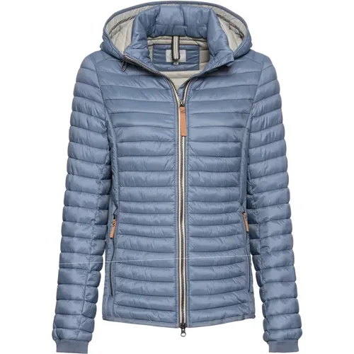 Light Polyamide Quilted Jacket , female, Sizes: 4XL, XL, 3XL, S, 2XL, M, L - camel active - Modalova