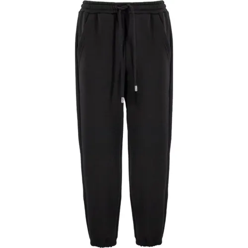 Sportliche Jogger Hose mit Komfort Fit , Damen, Größe: L - Ermanno Scervino - Modalova