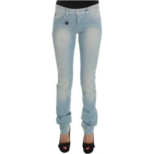 Cotton Blend Super Slim Fit Jeans , Damen, Größe: W26 - Costume National - Modalova