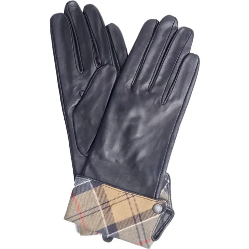 Schwarze und graue Handschuhe , Damen, Größe: M - Barbour - Modalova