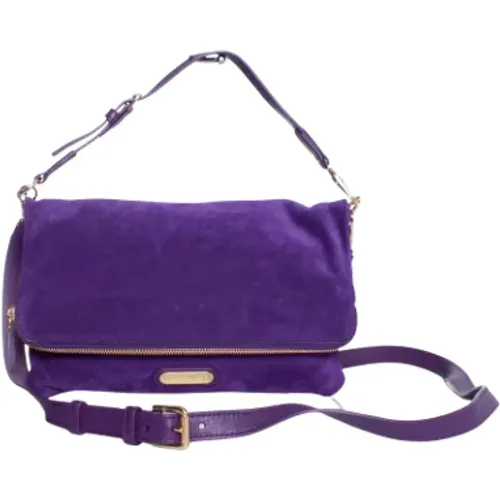 Pre-owned Suede shoulder-bags , female, Sizes: ONE SIZE - Ralph Lauren Pre-owned - Modalova