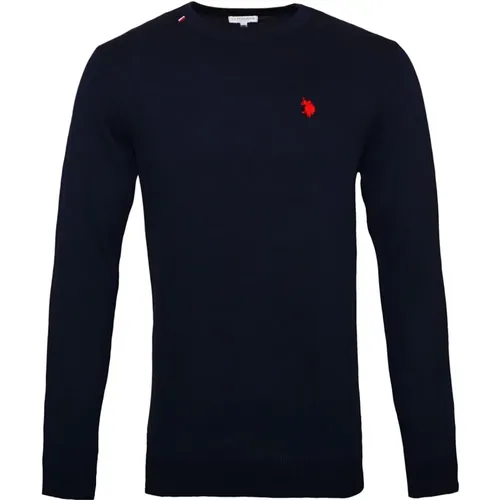 Pullover Sweater Strickpullover R-Neck Burt , Herren, Größe: 2XL - U.s. Polo Assn. - Modalova