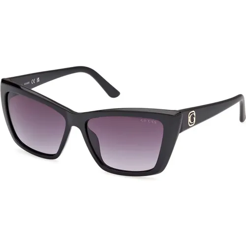 Cat-Eye Sunglasses for Women , female, Sizes: 55 MM - Guess - Modalova