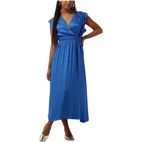 Blaues Candy Kleid , Damen, Größe: XS - Suncoo - Modalova