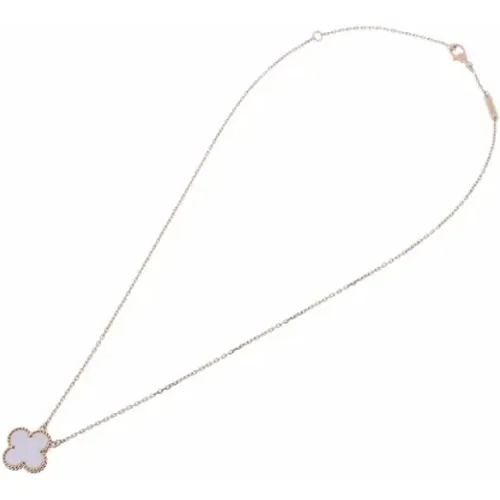 Pre-owned Gold necklaces , female, Sizes: ONE SIZE - Van Cleef & Arpels Pre-owned - Modalova