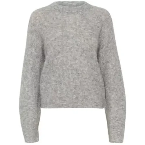 Grauer DebbieGZ Pullover , Damen, Größe: XL - Gestuz - Modalova