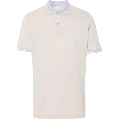 Polo-Shirt mit Streifen , Herren, Größe: 2XL - Eleventy - Modalova