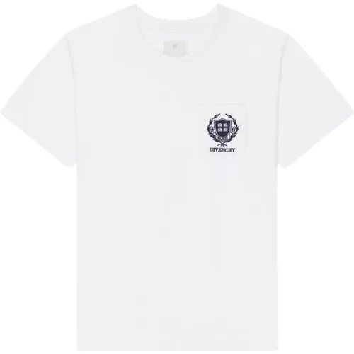 Branded Cotton T Shirt Size: XS, colour: , male, Sizes: XS, S - Givenchy - Modalova