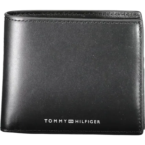 Leather Wallet , male, Sizes: ONE SIZE - Tommy Hilfiger - Modalova