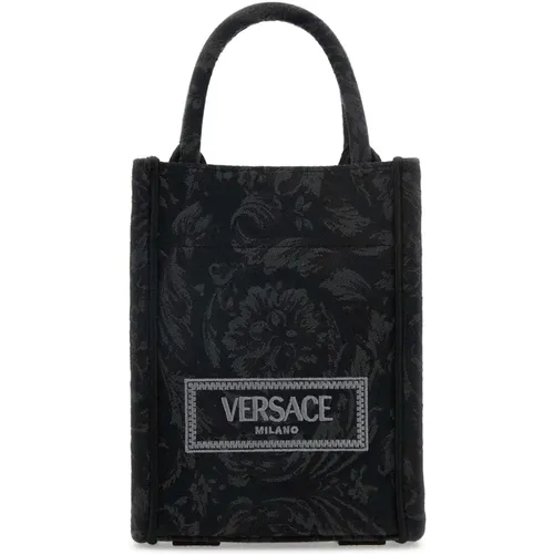 Athena Bestickte Mini Handtasche - Versace - Modalova