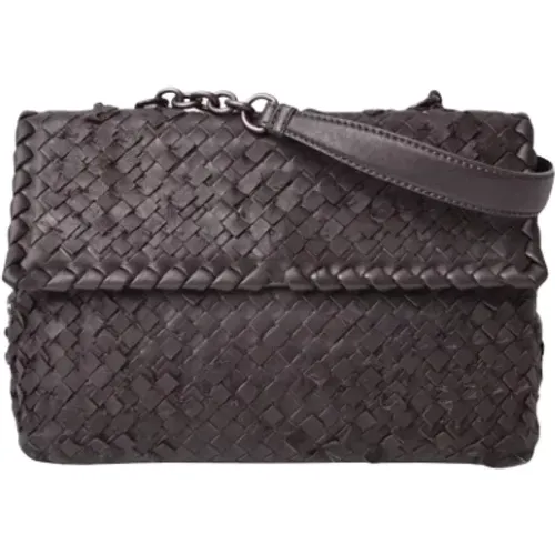 Pre-owned Leder schultertasche - Bottega Veneta Vintage - Modalova