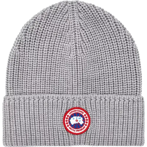 Heather Grey Rib Toque Beanie Aw24 - Canada Goose - Modalova