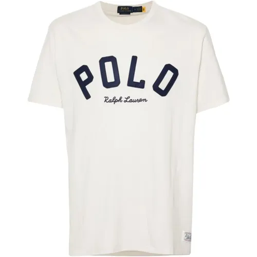 Weiße T-Shirts und Polos , Herren, Größe: M - Ralph Lauren - Modalova