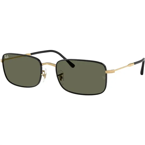 Polarisierte Metallsonnenbrille grüne Gläser , unisex, Größe: 56 MM - Ray-Ban - Modalova