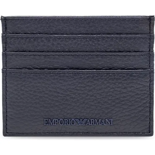 Card holder with logo - Emporio Armani - Modalova