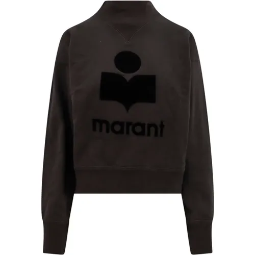 Schwarzer Logo Sweatshirt , Damen, Größe: M - Isabel marant - Modalova