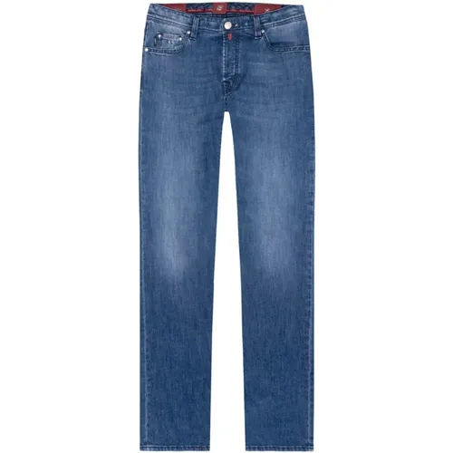 High-quality mens denim jeans , male, Sizes: W35, W38, W30, W32 - Tramarossa - Modalova