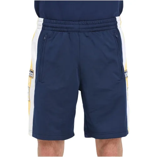Herren Blau Gelb Weiß Adicolor Adibreak Shorts , Herren, Größe: L - adidas Originals - Modalova