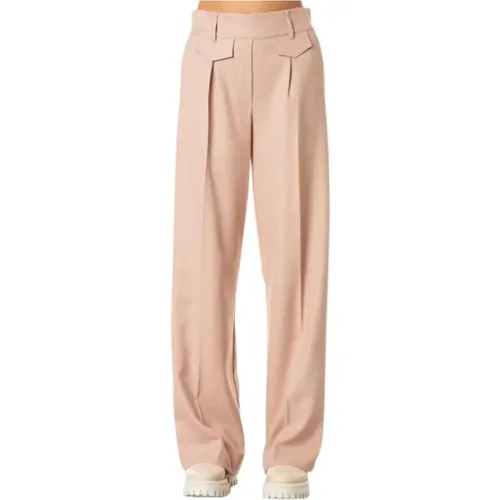 Weite Hose mit weitem Bein - Gloss , Damen, Größe: S - D.Exterior - Modalova