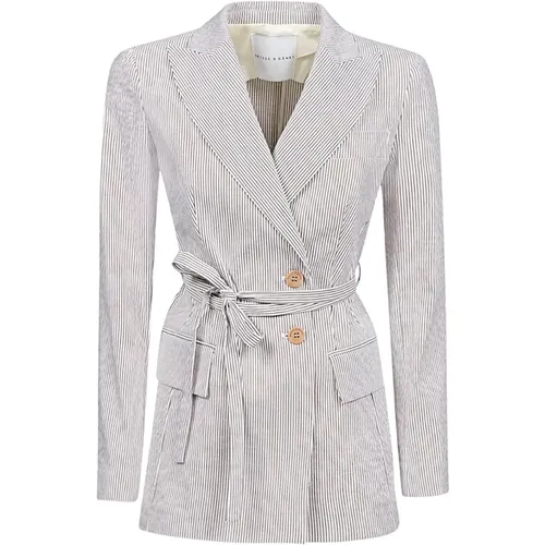 Cotton Blend Jacket , female, Sizes: L - Skills & Genes - Modalova