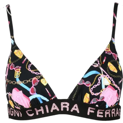 Stilvolles Baumwoll-Elasthan-Accessoire , Damen, Größe: M - Chiara Ferragni Collection - Modalova