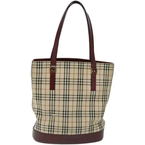 Pre-owned Canvas totes , female, Sizes: ONE SIZE - Burberry Vintage - Modalova