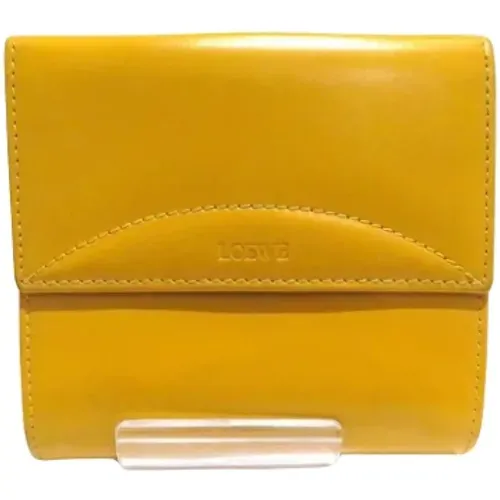 Pre-owned Leather wallets , female, Sizes: ONE SIZE - Loewe Pre-owned - Modalova