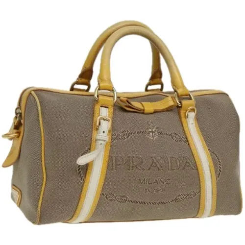 Pre-owned Canvas prada-bags , female, Sizes: ONE SIZE - Prada Vintage - Modalova