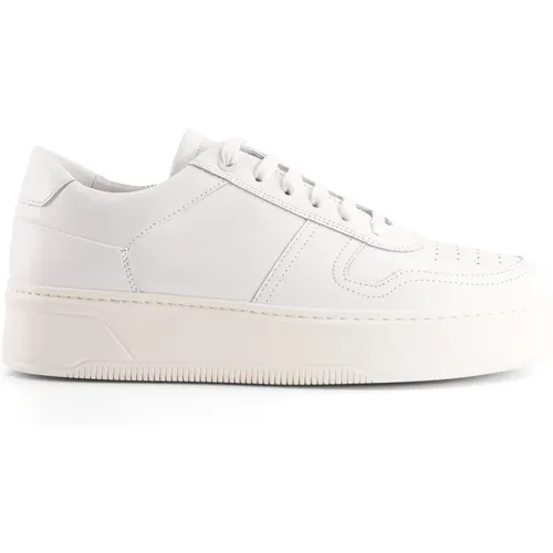 Handgefertigte Weiße Monochrome Sneakers - NATIONAL STANDARD - Modalova