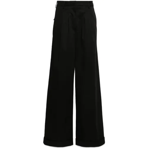 Schwarze Hose Urbaner Stil , Damen, Größe: XS - Palm Angels - Modalova