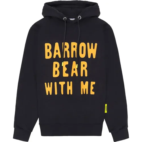 Hoodie mit Buchstabendruck , unisex, Größe: L - Barrow - Modalova