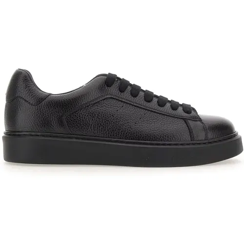 Schwarze Sneakers , Herren, Größe: 41 EU - Doucal's - Modalova